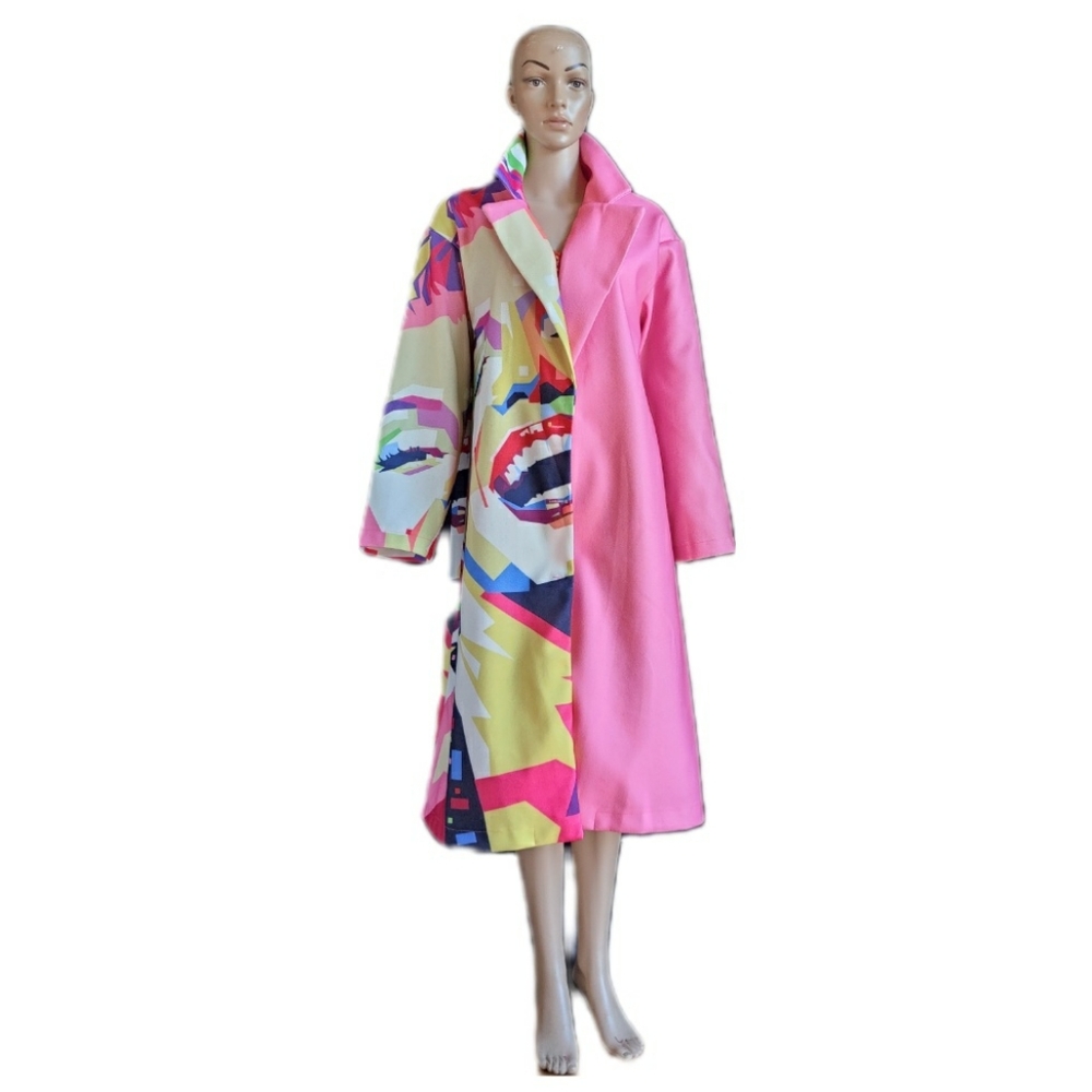 Marilyn Monroe Print Coat - Picture 2 of 5